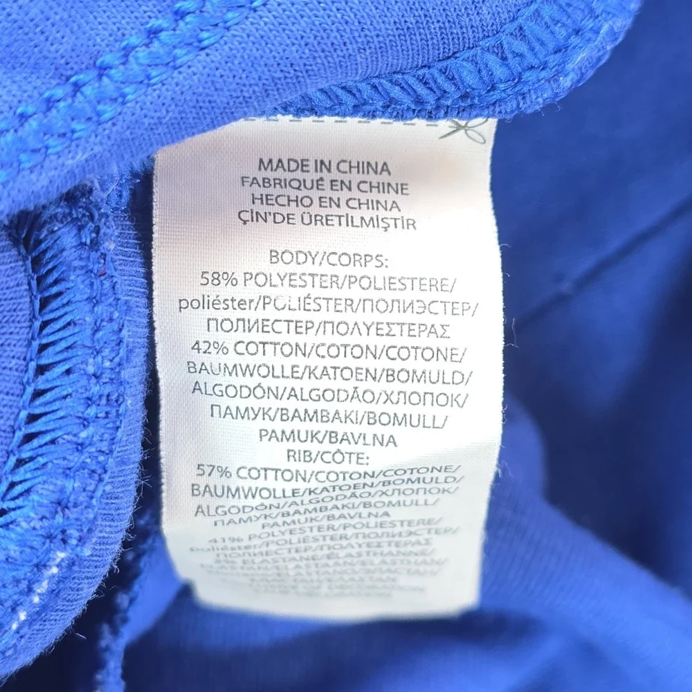 Polo Ralph Lauren Performance Mens Joggers Blue Yellow Drawstring Pony Logo M